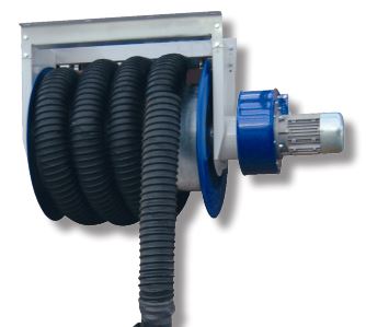 [DRWA-100/13-SB] Elektriskā izplūdes gāzu nosūkšanas spole ar ventilatoru, Ø100 mm, Filcar (DRWA-100/13-SB, FILCAR)