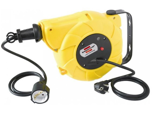[1241020300] Automatic (retractable) cable reel with 9+2 m cable, 230 V, 3 × 1.5 mm², hanging (1241020300, BRENNENSTUHL)