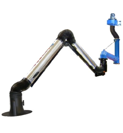 [TECHNO920/300] Išmetamųjų dujų ištraukimo sistema su svirtimi 9,2 m (TECHNO920/300, FILCAR)