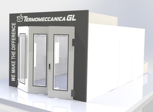 [SDD5.5kw] Dažymo kamera „SDD“ 5,5 kW su dyzeliniu degikliu, TERMOMECCANICA (SDD5.5kw)
