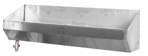 [17772] Stainless steel drip tray wall, EUROLUBE (17772, EUROLUBE EQUIPMENT)