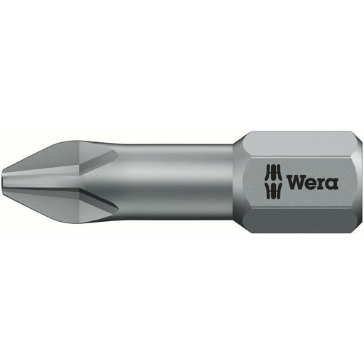 [05056505001] Phillips screwdriver bit 25mm long 851/1 TZ Bits PH1x25 (05056505001, WERA)