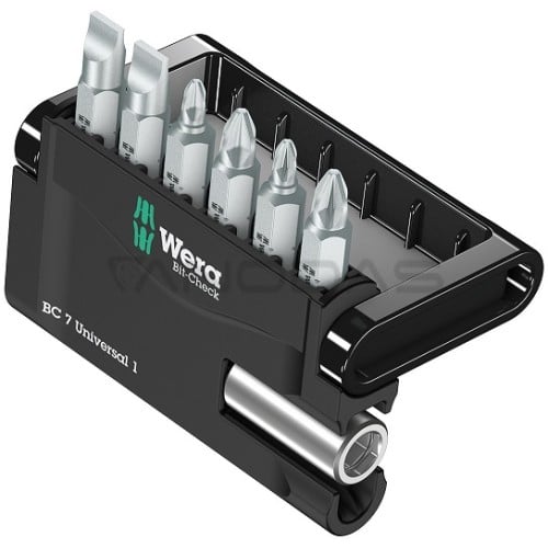 [05056295001] Atsuktuvo antgalių komplektas Bit-Check 7 Universal 1, 7 vnt (05056295001, WERA)