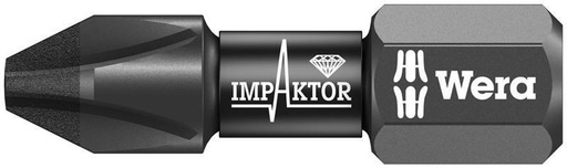 [05057616001] Smūginis atsuktuvo antgalis 851/1 IMP DC Impaktor PH2x25 mm (05057616001, WERA)