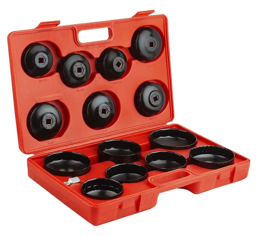 [07-03-20] Oil filter wrench set 14 pcs in case REDATS (07-03-20, REDATS)