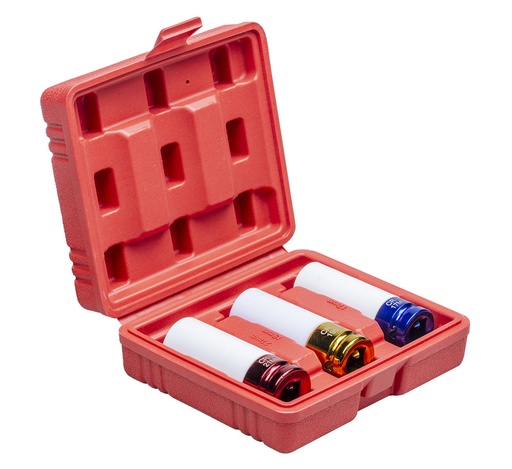 [07-03-26] Impact socket set for ALU wheels 1/2", 17-21 mm (07-03-26, REDATS)