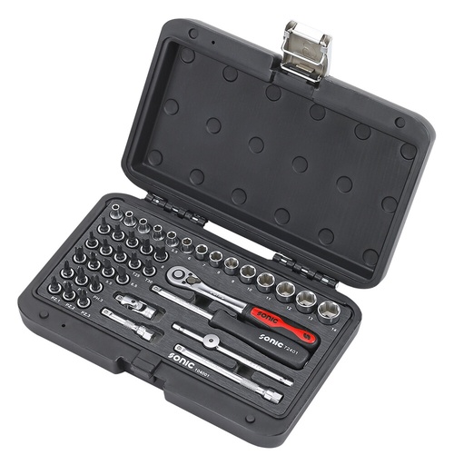 [104001] 1/4 socket set in case (40pcs) (104001, SONIC)