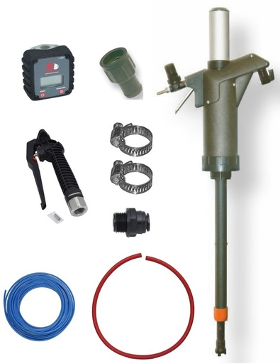 [1050-405] Siurblys AD Blue išpilstymui pneumatinis su skaitliuku (1050-405, EUROLUBE EQUIPMENT)