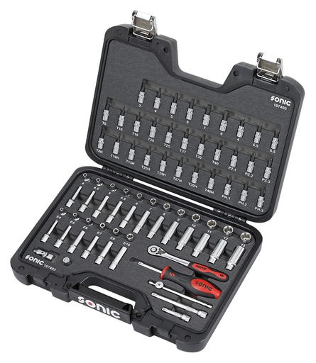[107403] Tool set 1/4″, 74 pcs (107403, SONIC)