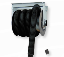 [ERKT-150/7.5-SB] Elektrinė išmetamųjų dujų ištraukimo ritė su bevieliu valdymu Ø150 mm / 7,5 m (ERKT-150/7.5-SB, CORAL)