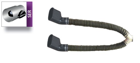 [Y75-BNA-75] Y-shaped dual adapter with a double nozzle, Ø75 mm (Y75-BNA-75, CORAL)