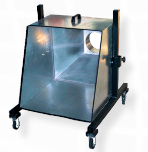 [TOB-60-CAR] Mobile metal exhaust extraction nozzle for truck power tests (TOB-60-CAR, CORAL)