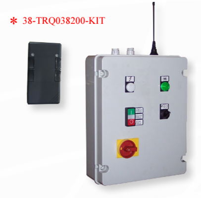 [SWB1T/4HP] Electrical control panel with a receiver and a remote, 4 HP (SWB1T/4HP, CORAL)