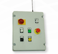 [SWB1/RX/1.5HP] Control panel with an antenna for a centralized extraction system, 1.1 kW (SWB1/RX/1.5HP, CORAL)