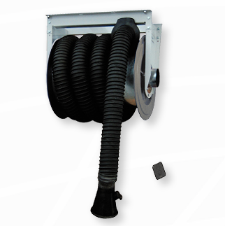 [ERKT-125/17-SB] Elektriskā (motorizētā) izplūdes gāzu nosūkšanas spole Ø125 mm / 17 m (ERKT-125/17-SB, CORAL)