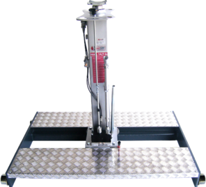 [P-HP 11/750U] Air-hydraulic pit jack with handle 11 t (P-HP 11/750U, PITLIFT)
