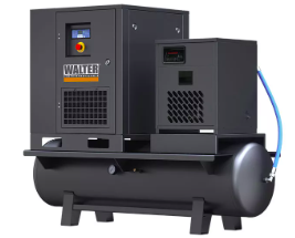 [SLRTG 7.5 COMBO] Spiral compressor, with collector 500l and dryer SLRTG 7,5 COMBO WALTERS (SLRTG 7.5 COMBO)