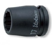 [4405M_12mm_KOK] Smūginė galvutė 1/2″, 12 mm, 12 briaunų (4405M_12mm_KOK, KOKEN)