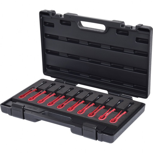 [154.0155] Unlocking tool set for plug-in contacts, 10 pcs., KS TOOOLS (154.0155, KS TOOLS)