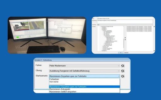 [ControlDesk] Instructor control desk with PC and software (ControlDesk, FOERST)
