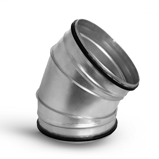 [AL630-45] Alkūnė su tarpinėmis, 45°, segmentinė, 630 mm (AL630-45)