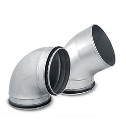 [BPKL-125-90] Elbow with gaskets, 90°, short, 125 mm (BPKL-125-90)