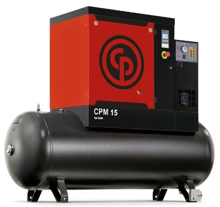 [4152060532] Sraigtinis inverterinis oro kompresorius su 200 l oro rinktuvu ir oro džiovintuvu CPM 9 VS D 200, Chicago Pneumatic (4152060532, CHICAGO PNEUMATIC)