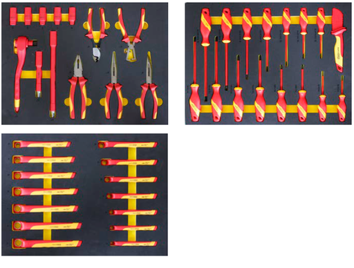 [05.090.99] Electrician's tool set, 43 pcs (05.090.99, SPIN)