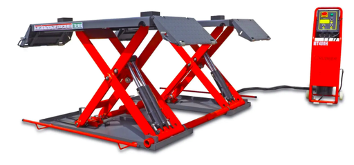 [MT400H] Mobilus žirklinis žemo profilio keltuvas 4t, 230V, 1000mm GRUBBER (MT400H, COFRAMA)