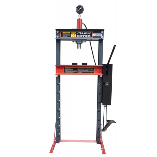 [20022A] Hydraulic press 20 tons, double pump + foot drive (20022A)