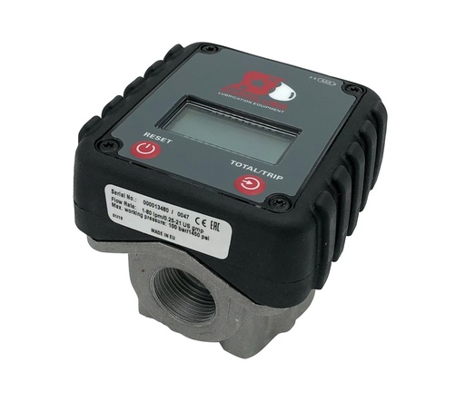 [1168820] Skaitmeninis didelio srauto linijinis matuoklis G3/4" (vidinis) (1168820, EUROLUBE EQUIPMENT)