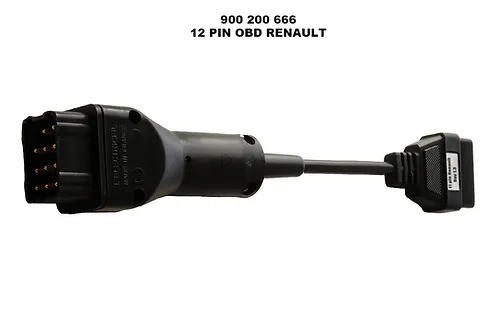 [W074062666CH] 12pin Renault Truck OBD test cable, Autocom, W074062666 (W074062666CH, AUTOCOM)