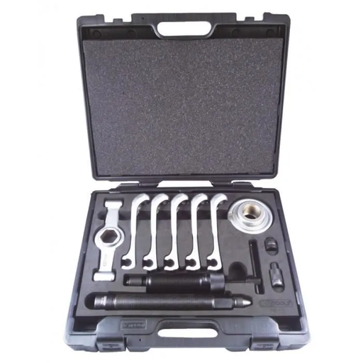 [700.1400] Universal hydraulic wheel bearing and drive shaft puller set (11 pcs.) (700.1400, KS TOOLS)