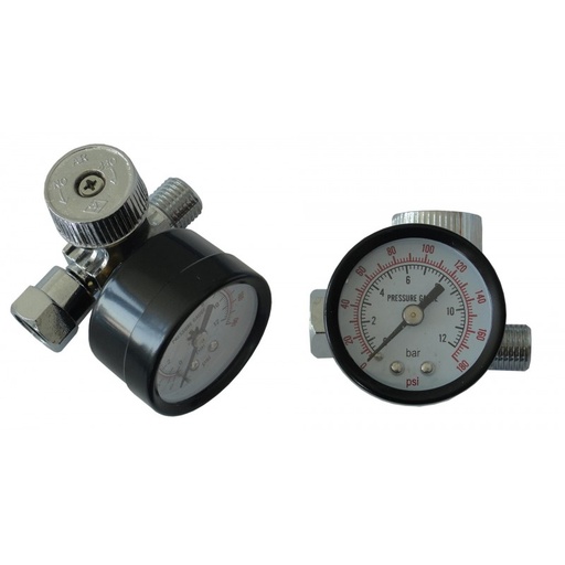 [42107] Slėgio reguliatorius su sausintuvu ir manometru 1/4" (42107, EUROLUBE EQUIPMENT)