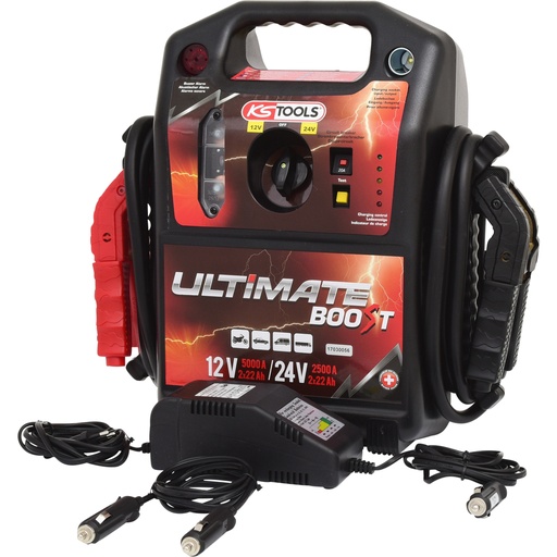 [550.1820] Battery jump starter 12 V + 24 V (550.1820, KS TOOLS)