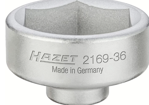 [2169-36] HAZET Oil filter wrench - 3/8" (10 mm) square, hollow (2169-36, HAZET)