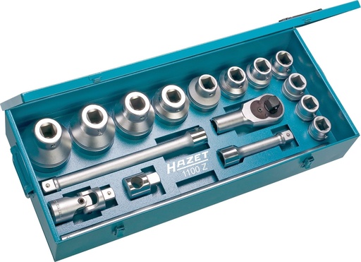 [1100Z] Socket set - 1 inch (25 mm) square, hollow (1100Z)