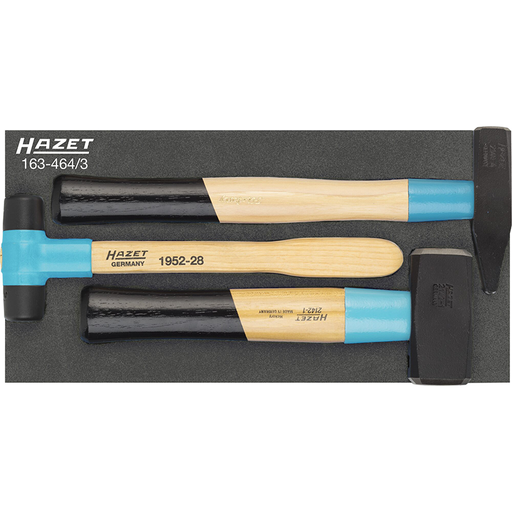 [163-464/3] Hammer set - 3-pieces (163-464/3, HAZET)