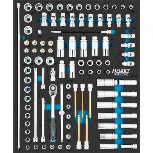[163D-2/103] Socket set - 103-pieces (163D-2/103)