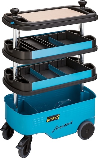 [166C] Tool trolley Assistent, L x W x H: 725 mm x 398 mm x 1102 mm (166C, HAZET)