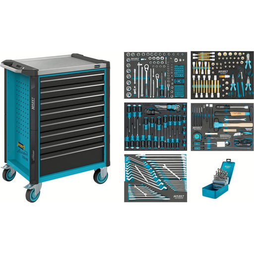 [179NX-8/314] Tool trolley Assistent 179NX with assortment, 314 pieces (179NX-8/314, HAZET)