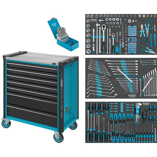 [179NXL-7/265] Tool trolley Assistent 179NXL with assortment, 265 pieces (179NXL-7/265, HAZET)