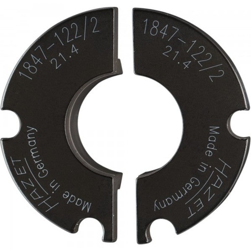 [1847-122/2] Half shell pair, ⌀ 21.4 mm (1847-122/2, HAZET)