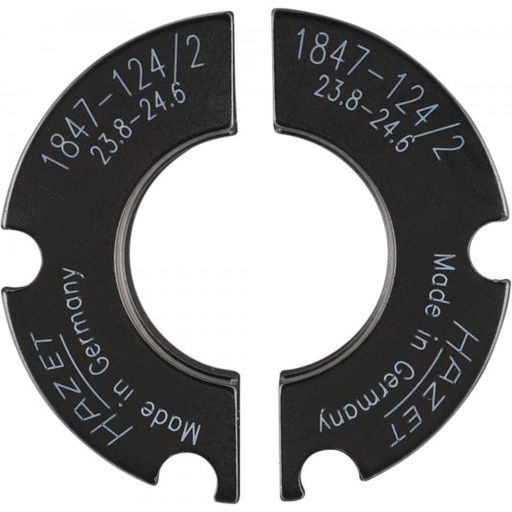 [1847-124/2] Puslukščių pora, ⌀ 23.8 – 24.6 mm (1847-124/2, HAZET)