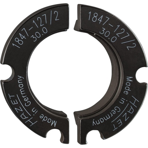 [1847-127/2] Half shell pair, ⌀ 30 mm (1847-127/2, HAZET)