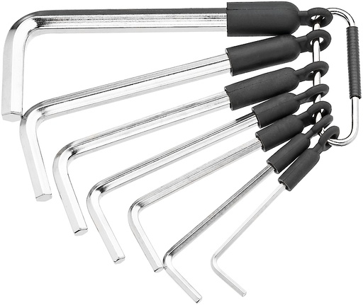 [2100A/7R] Offset screwdriver set - Inside hexagon profile, imperial (2100A/7R, HAZET)