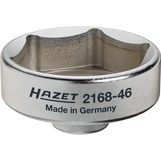 [2168-46] Filtro raktas – 3/8 col. (10 mm) kvadratas, tuščiaviduris (2168-46, HAZET)