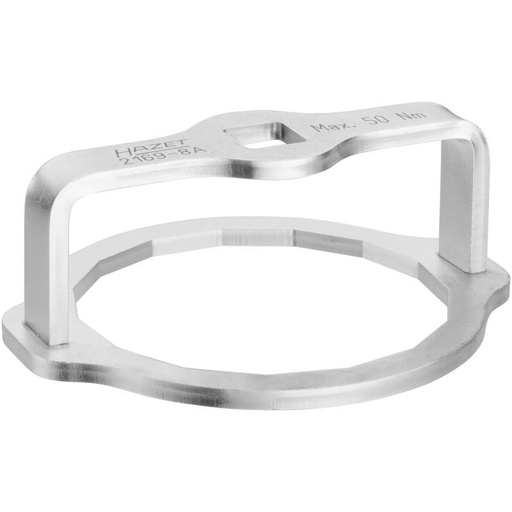 [2169-8A] Alyvos filtro raktas - 1/2 colio (12.5 mm) kvadratas, tuščiaviduris (2169-8A, HAZET)