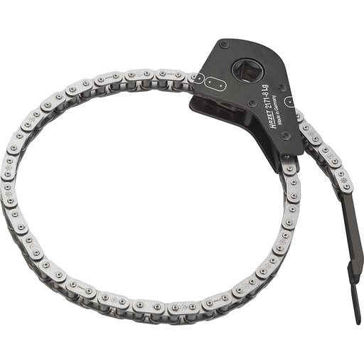 [2171-8LG] Oil filter chain wrench - 1/2 inch (12.5 mm) square, hollow (2171-8LG, HAZET)