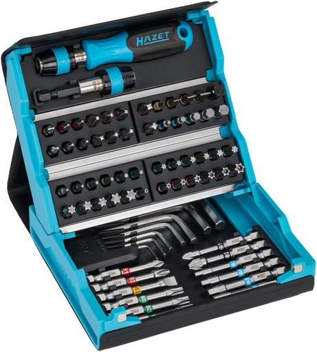 [2200SC-1] SmartCase screwdriver bit set - 1/4 inch (6.3 mm) hexagon, solid (2200SC-1)